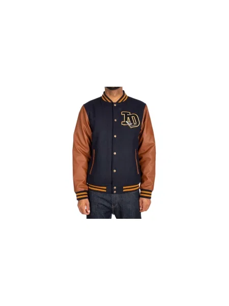 IrieDaily Varsity Jacket Marine Mężczyźni Kurtki IrieDaily Size: L niebieski