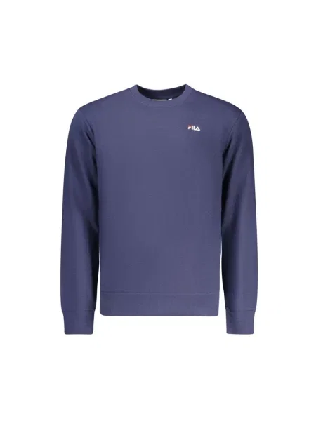 Sweter Fila z długim rękawem niebieski