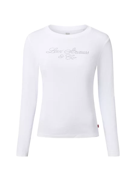 Levi's longsleeve biały