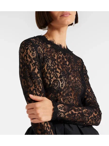 Cu peplum rochie Rebecca Vallance din dantelă negru