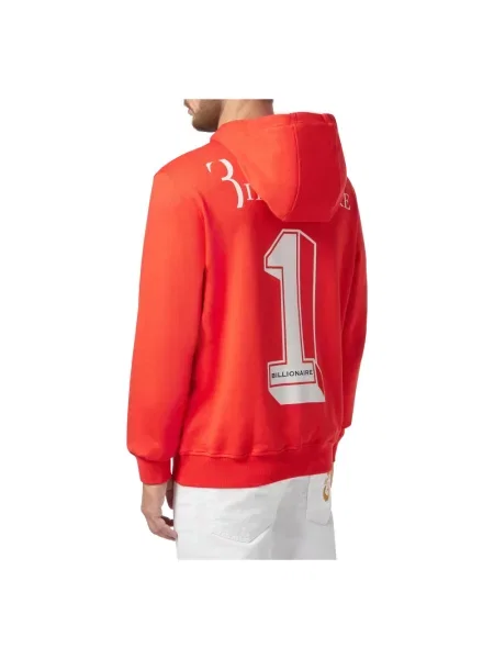 Bluza z kapturem Billionaire z kapturem czerwona
