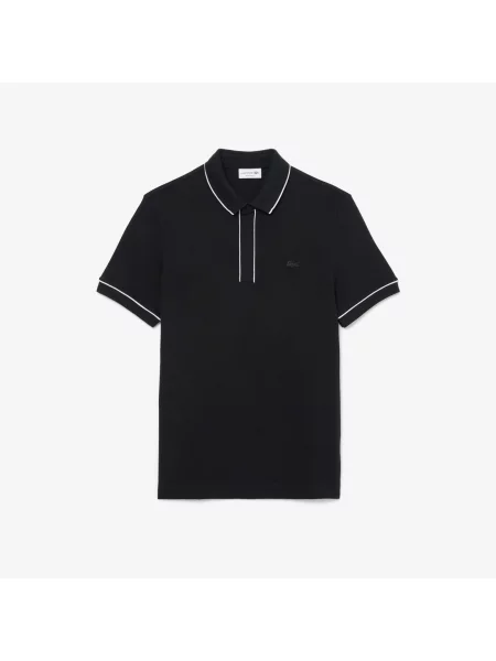 Поло Lacoste черное