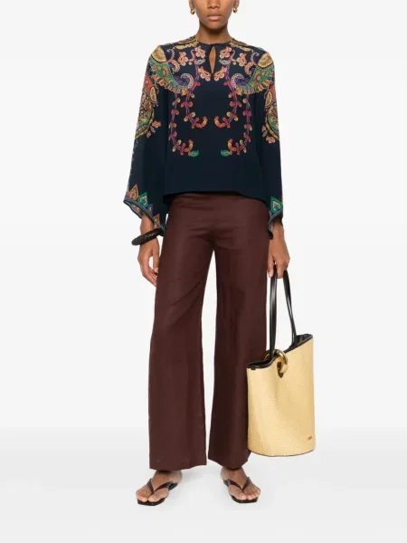Μπλούζα Etro paisley μπλε