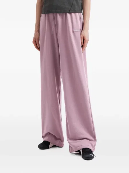 Mini pantaloni Mini Cream cu volane mini violet