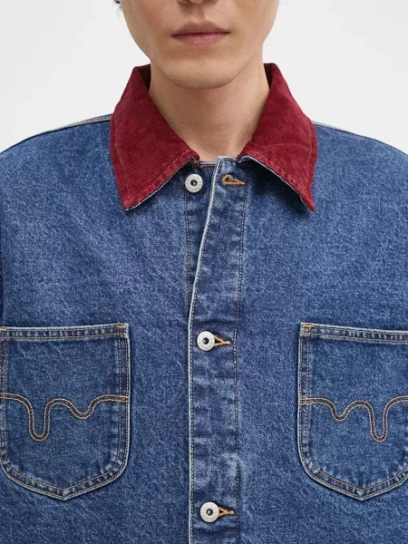 Джинсова куртка ICECREAM Denim Chore перехідна oversize синій
