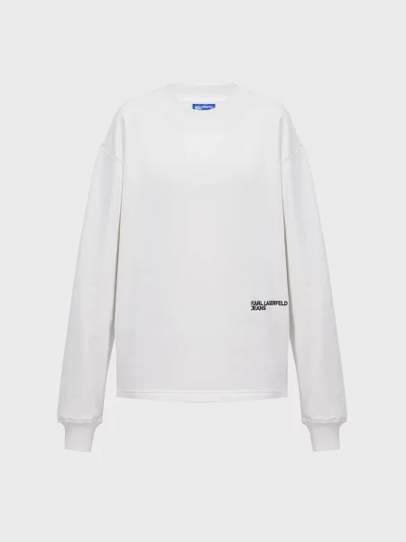 Світшот Karl Lagerfeld Jeans білий