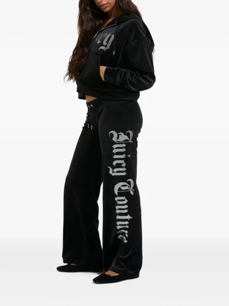 Decupat hanorac cu glugă Juicy Couture negru