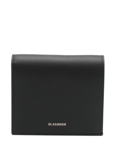 Portofel Jil Sander cu imagine negru