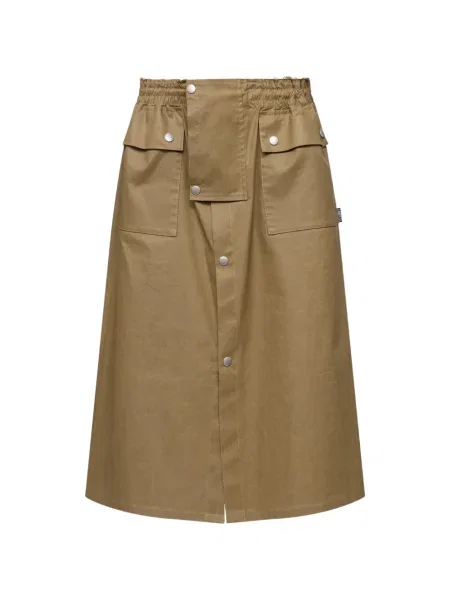Fustă midi Mm6 Maison Margiela cu cordon verde