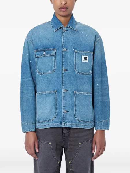 Geacă de blugi Carhartt Wip albastru