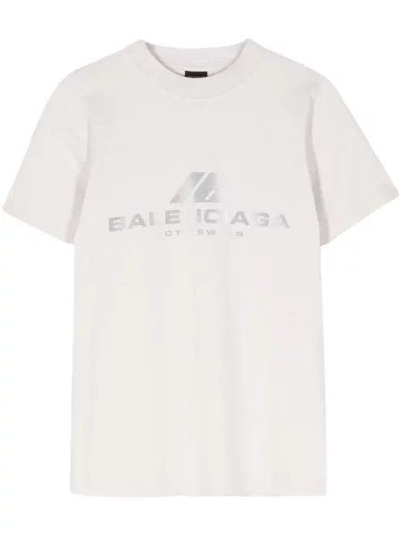 Tričko Balenciaga sivá