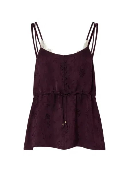 Top Liu Jo din satin violet