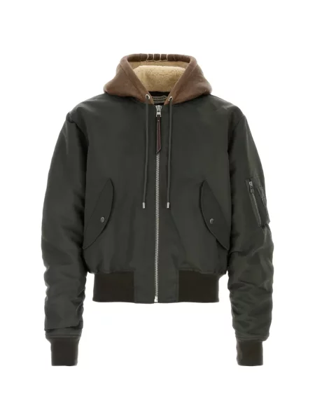 Geacă bomber Jw Anderson cu glugă verde