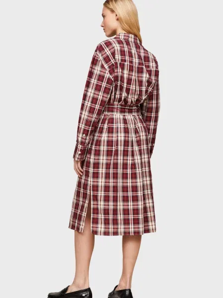 Картата костюмна міді сукня-сорочка Tommy Hilfiger