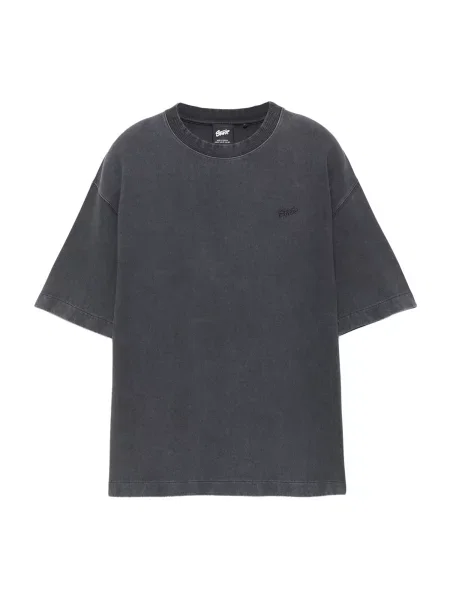 Pull&Bear Majica STWD denim črn