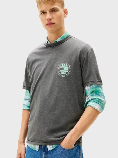 Футболка Tommy Jeans чорна