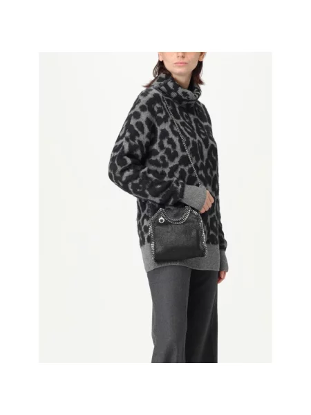 Mały torebka na łańcuszku Stella Mccartney elegancka czarna