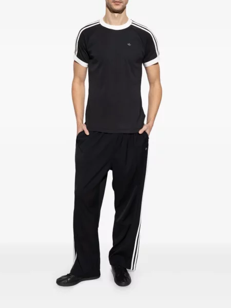 Tricou Adidas cu dungi negru