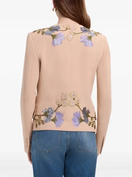 Geacă Elie Saab cu paiete cu model floral