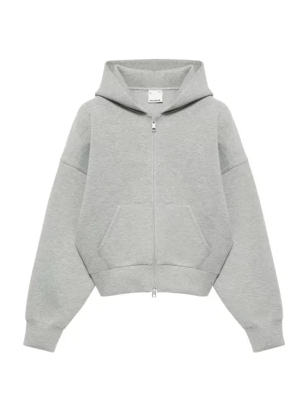 Pull&Bear Hanorac amestecat gri