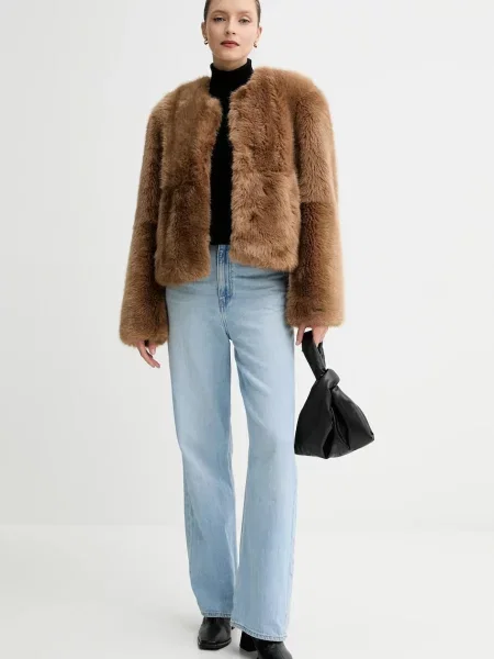 Stand Studio płaszcz Halle brązowy