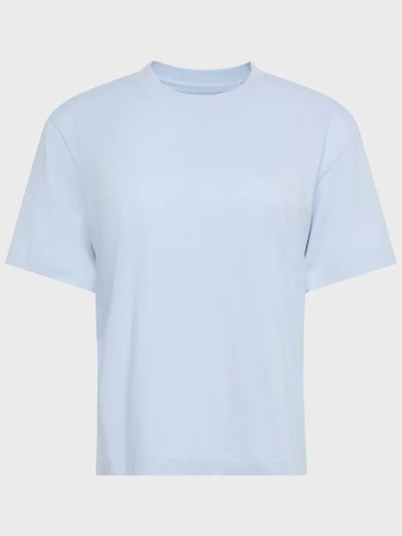 Графічний футболка Calvin Klein Jeans блакитна