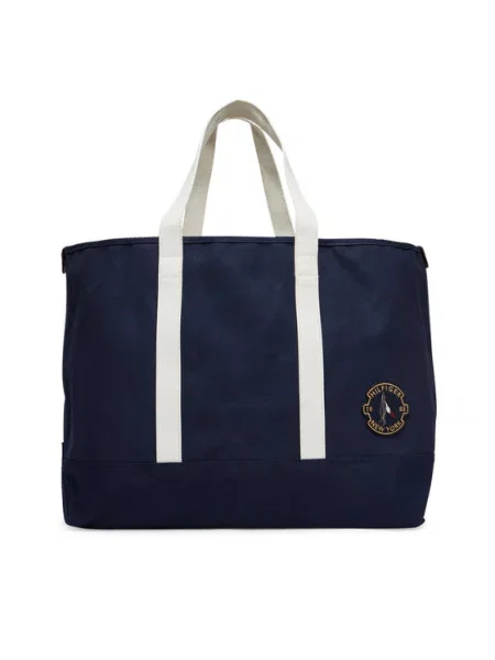 Tommy Hilfiger Torbica Th Summer Tote tamnoplava