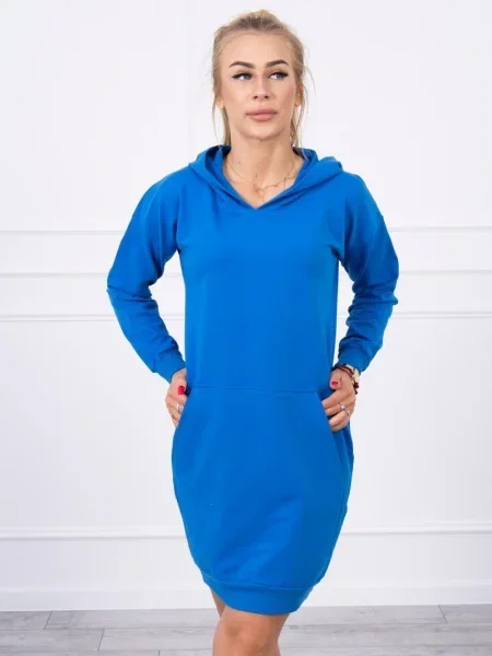 Rochie Kesi cu glugă de costum albastru
