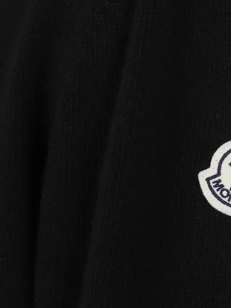 Sweter Moncler z logo czarny