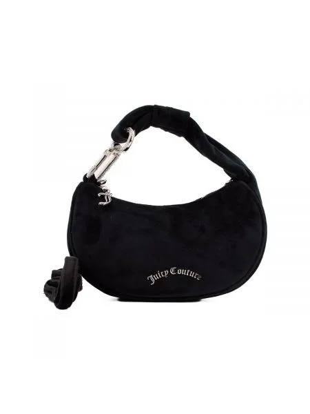 Juicy Couture kabelka hobo dámska zamatová Blossom čierna