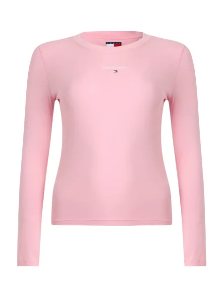 Tommy Jeans Bluză Classic Logo deschis roz