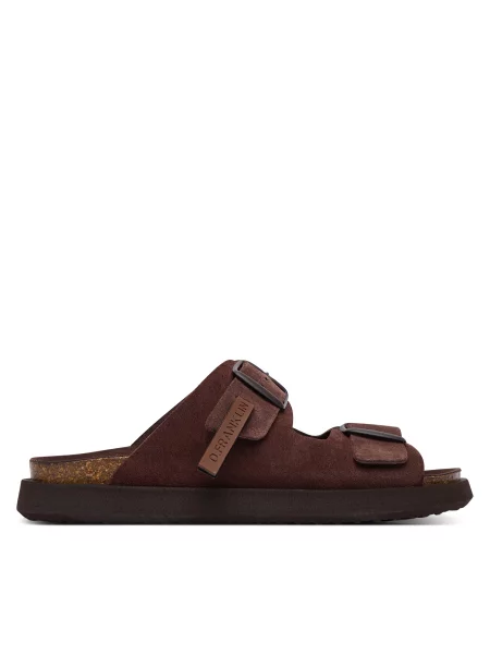 Шлепанцы D.franklin коричневые