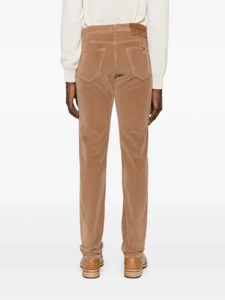 Pantaloni Jacob Cohën de catifea cord maro