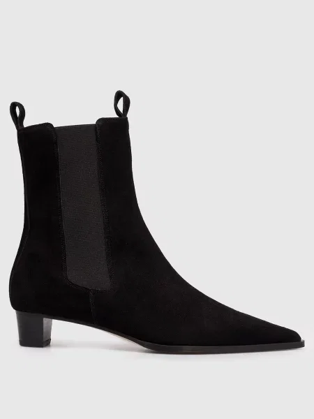 Замшевые ботильоны Aeyde черные