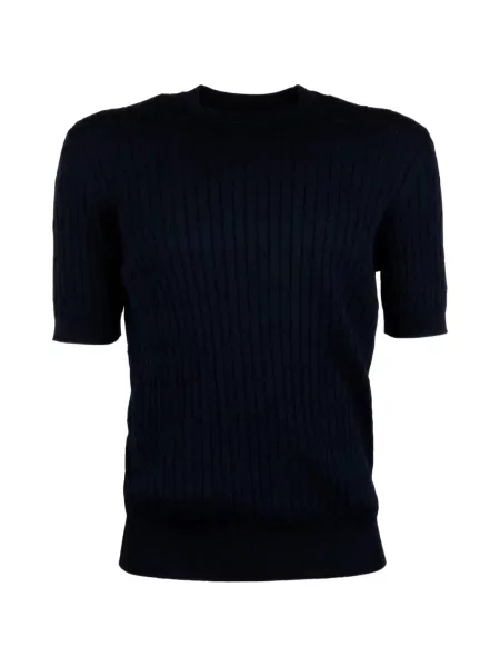 Tricou Peserico tricotate albastru
