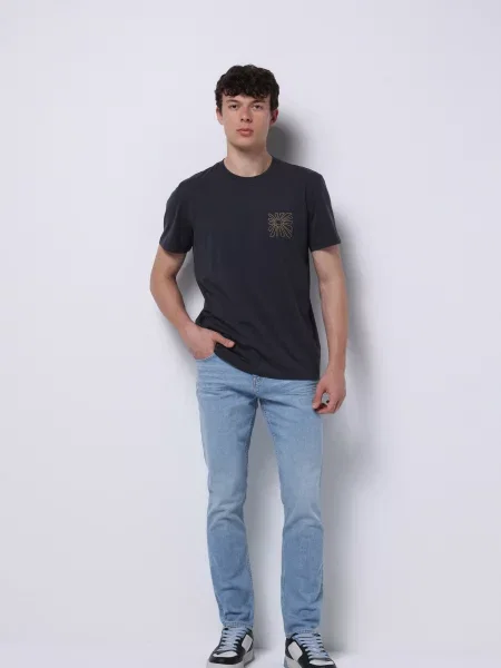 Джинси Colin’s комбінований верх блакитний