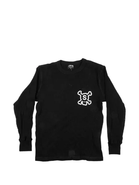 Tricou Stüssy cu imagine lung negru