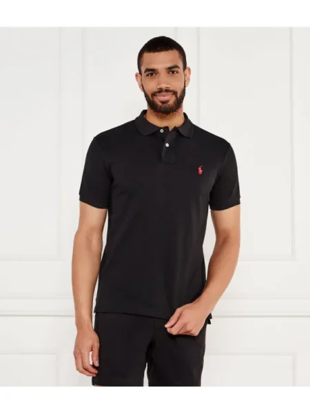 POLO RALPH LAUREN Tenisz póló | pique fekete