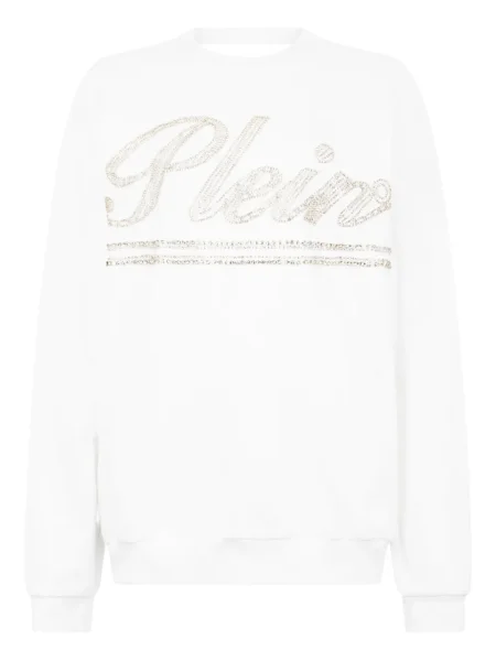 Hanorac Philipp Plein cu spatele deschis alb
