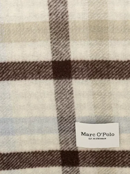 Fular Marc O'polo cu franjuri în carouri