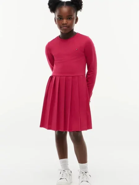 Tommy Hilfiger rochie evazată roz