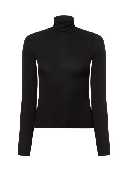 EDITED koszulka z długim rękawem Raya Kobiety jednolity 34 czarny