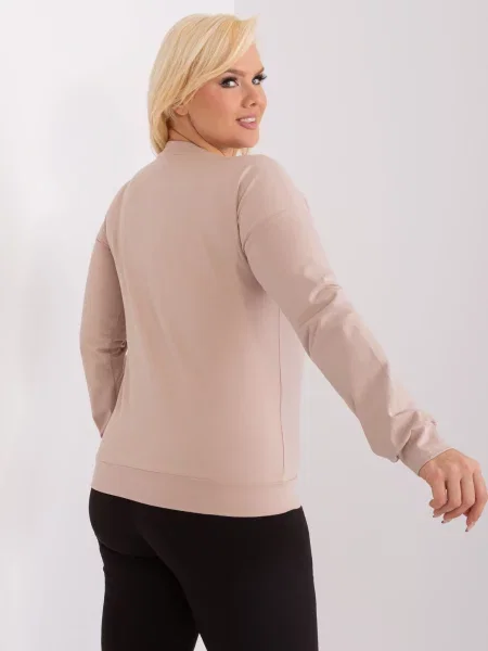 Bluză Fashionhunters bej
