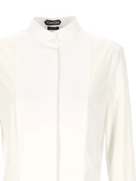 Decupat cămașă Tom Ford alb