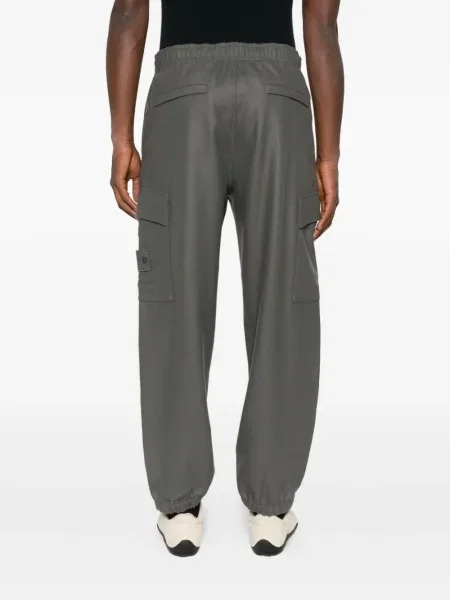 Pantaloni cargo Stone Island cu strasuri gri