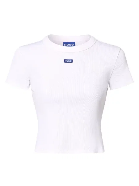 HUGO BLUE Koszulka Baby Tee_B Kobiety jednolity M biały