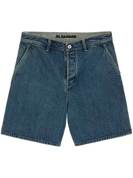 Džínové šortky Jil Sander modré