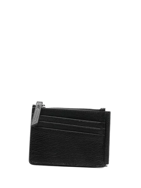 Portofel Maison Margiela din piele negru