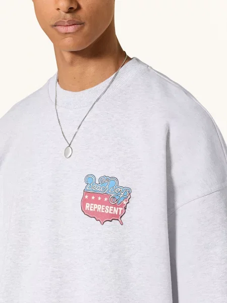 Represent Bluza grau szara