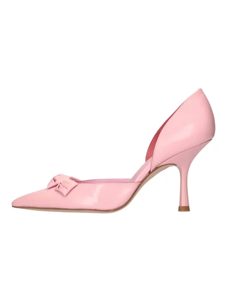 Czółenka Stuart Weitzman skórzana różowa